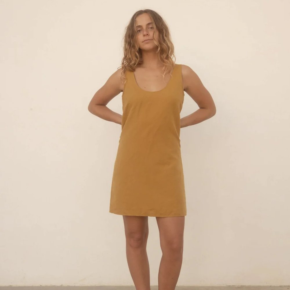 Mollusk Surf Shop Shell Dress in Sunshine